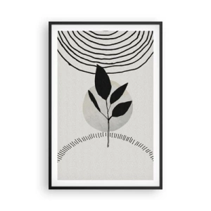 Poster în ramă neagră - Compoziție: ritualurile naturii - 61x91 cm