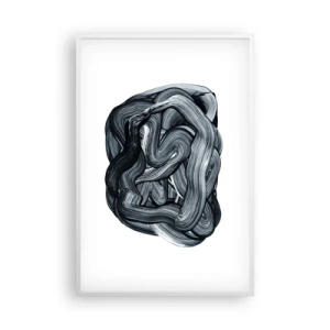 Poster în ramă albă - Nu este atât de simplu - 61x91 cm