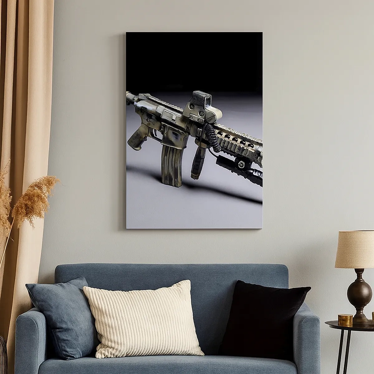 Tablou pe pânză - Întotdeauna amenințătoare - 50x70 cm