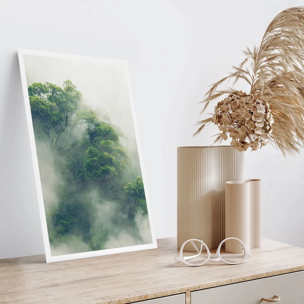 Poster - Înfășurate în ceață - 30x40 cm