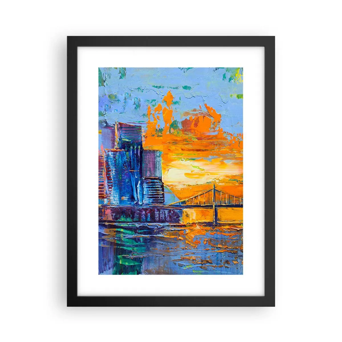 Poster în ramă neagră - Cultură și natură - 30x40 cm