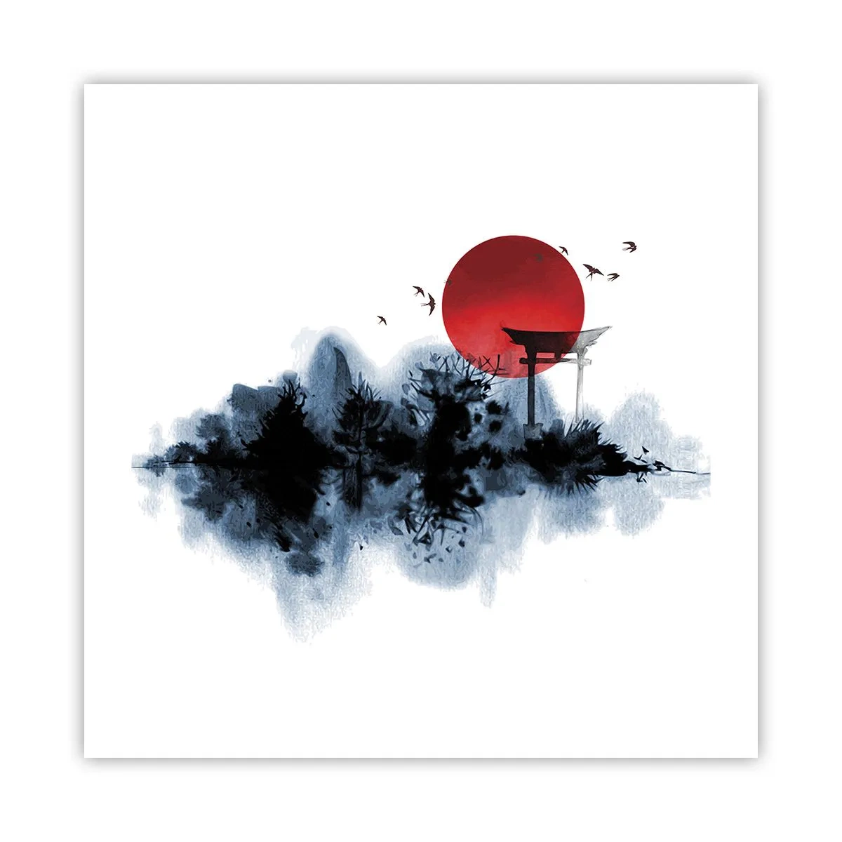 Poster - O vedere japoneză - 50x50 cm