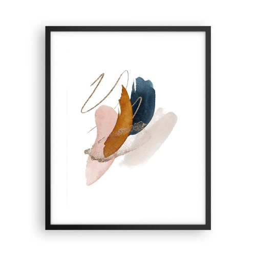 Poster în ramă neagră - Compoziție înaripată - 40x50 cm