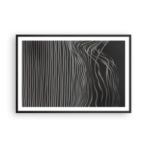 Poster în ramă neagră - Ritm și accent - 91x61 cm