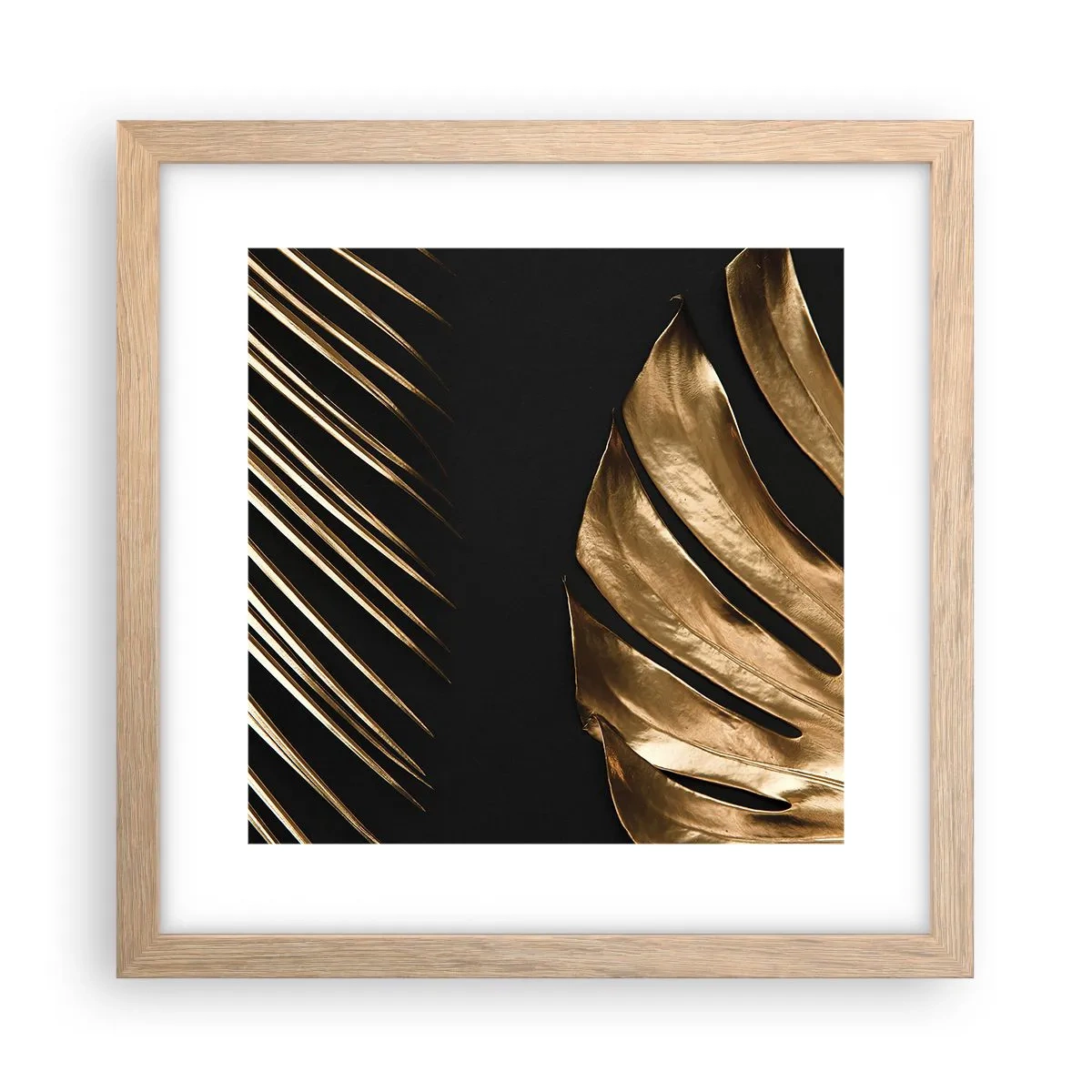 Poster în ramă de stejar deschis - Diferite și la fel de scumpe - 30x30 cm