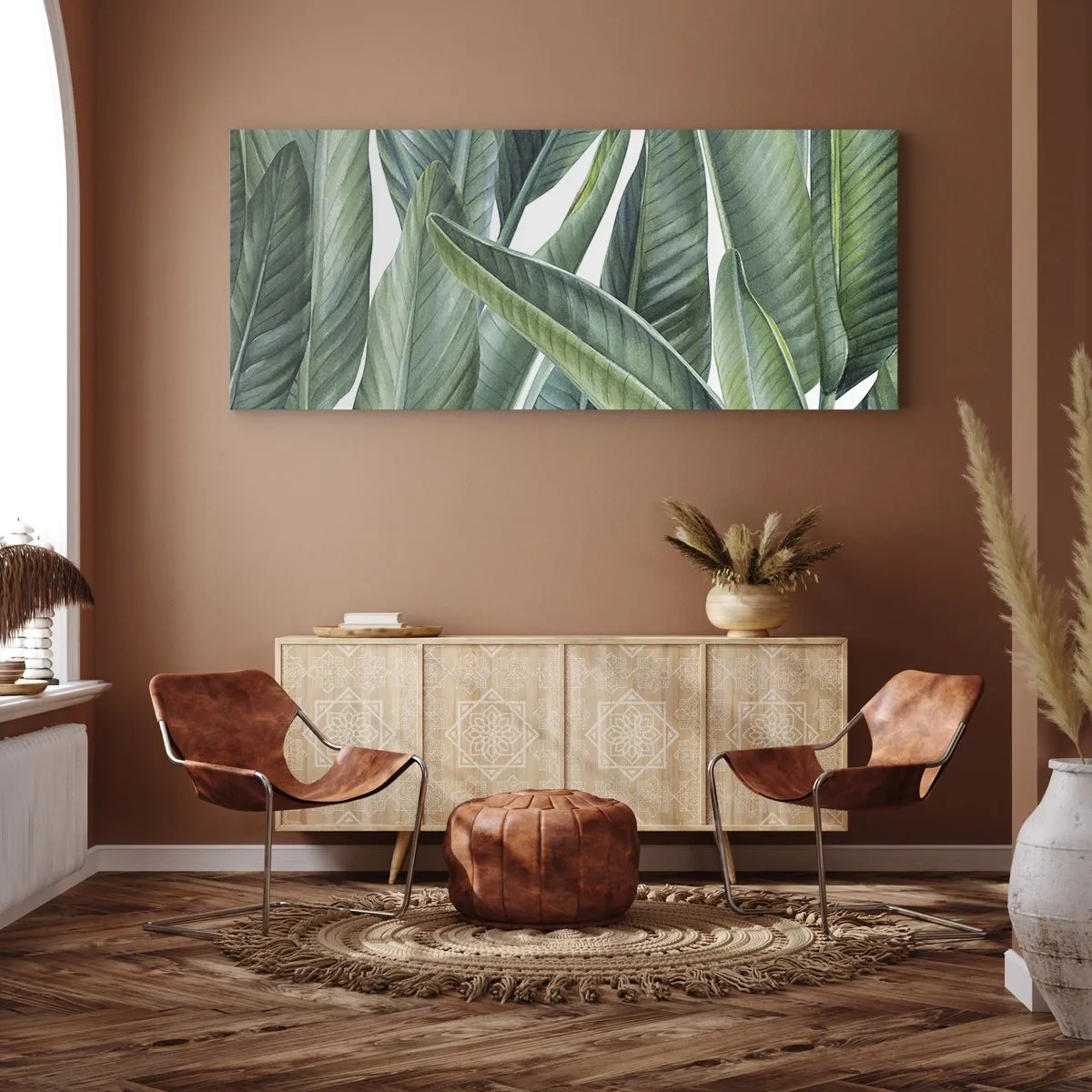 Tablou pe pânză - Verdeața în sine - 100x40 cm
