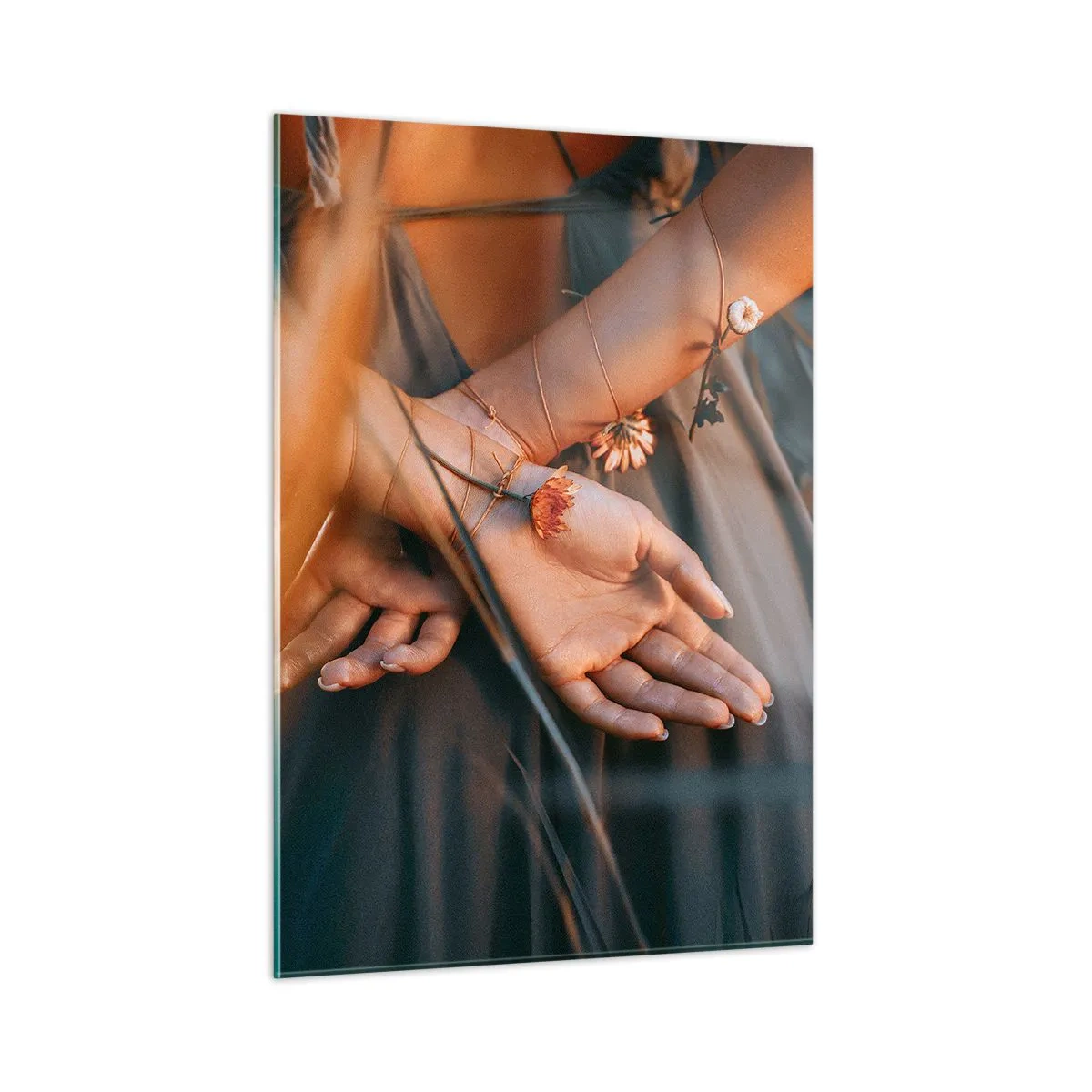 Tablou pe sticlă - Legată de natură - 50x70 cm