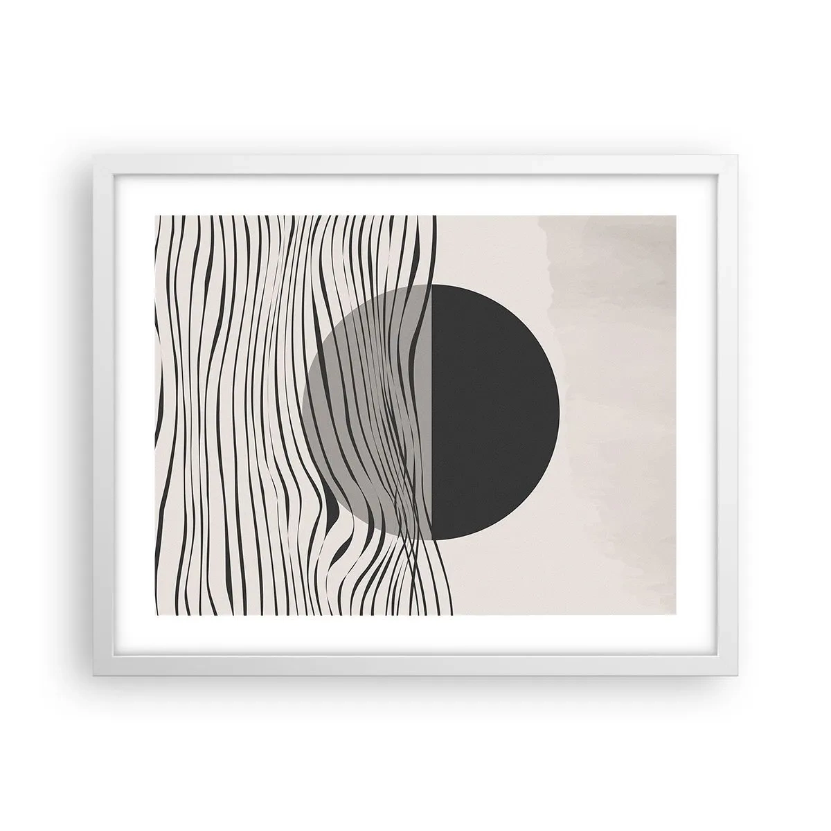Poster în ramă albă - Semicompunere - 50x40 cm