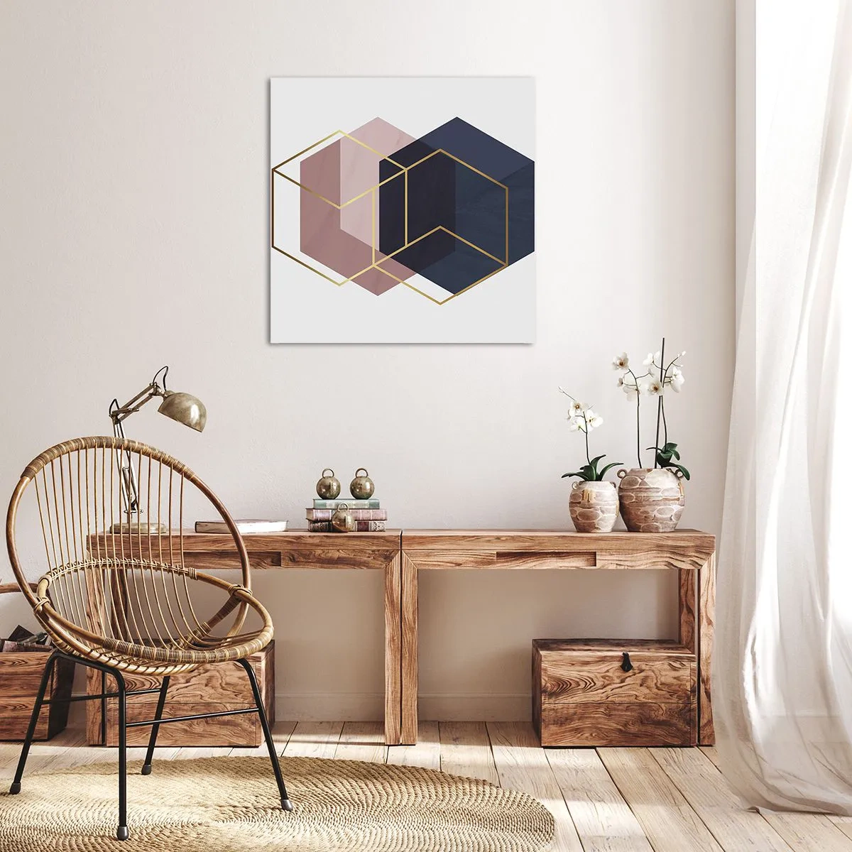 Tablou pe pânză - Puterea simplității - 50x50 cm