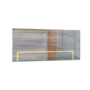 Tablou pe sticlă - Drept și liniștit - 120x50 cm