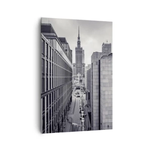 Tablou pe pânză - Vale citadină din Varșovia - 70x100 cm