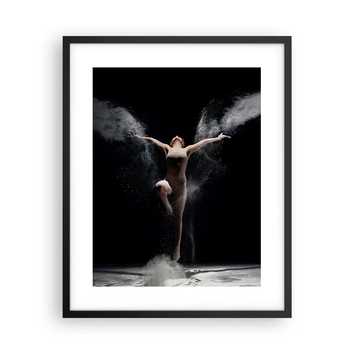 Poster în ramă neagră - Elfii există - 40x50 cm