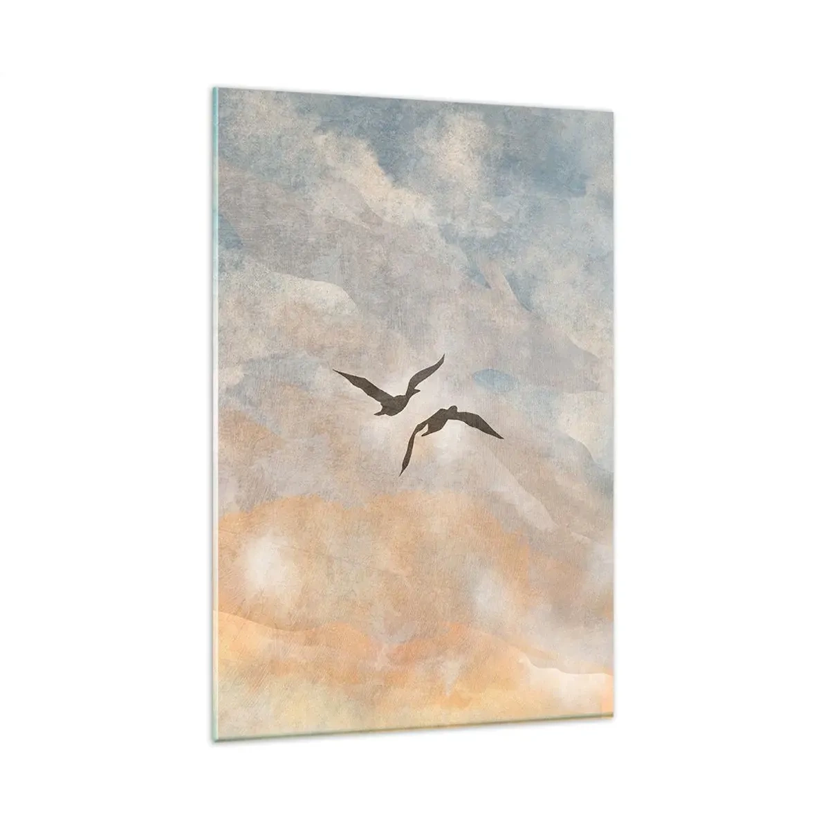 Tablou pe sticlă - Dansul cerului - 80x120 cm