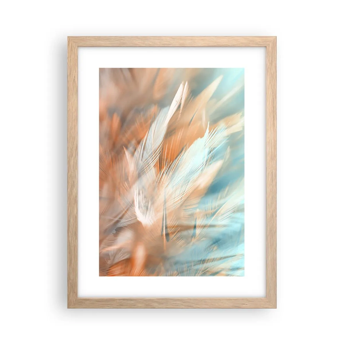 Poster în ramă de stejar deschis - În țara blândeții - 30x40 cm