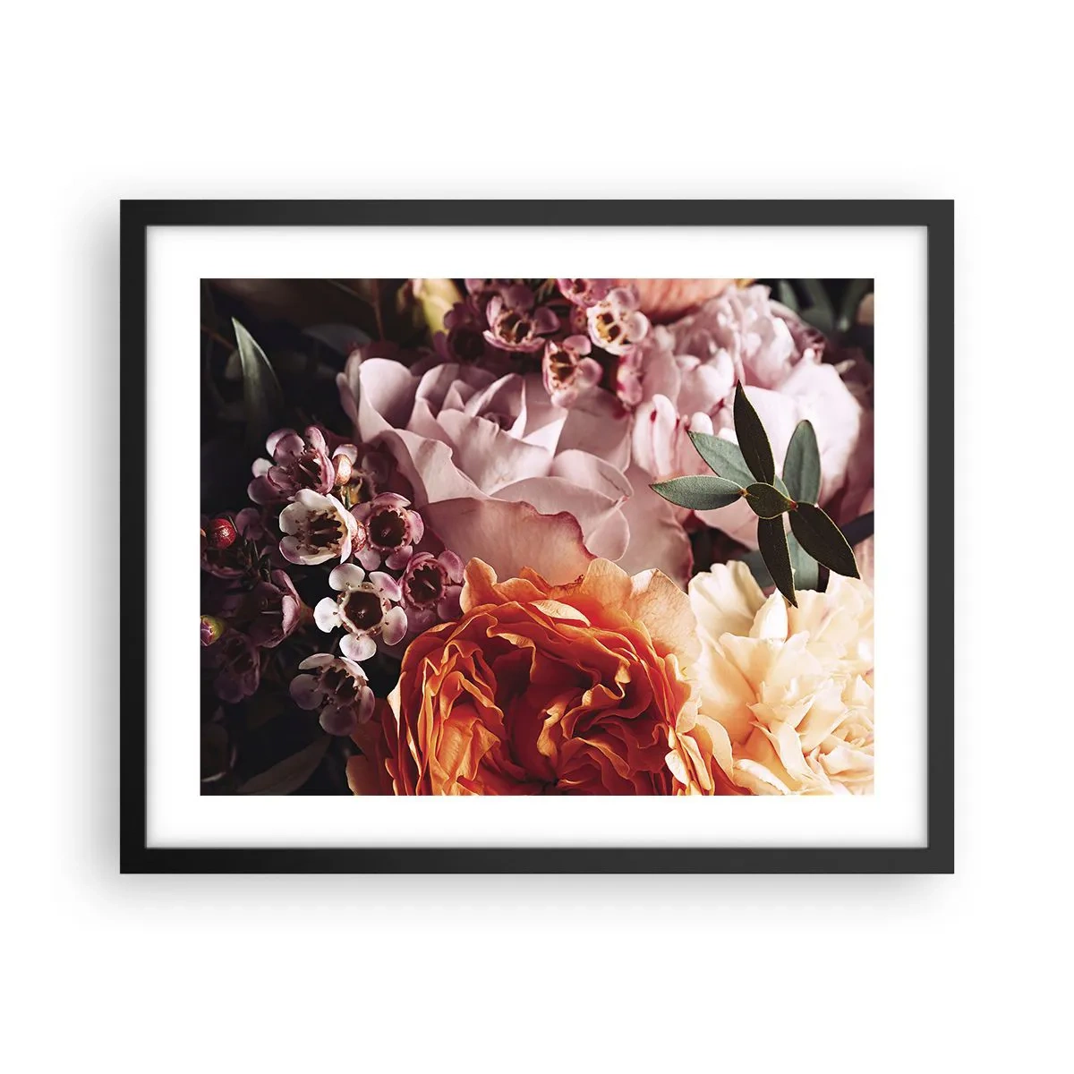 Poster în ramă neagră - Înghesuite în frumusețe - 50x40 cm
