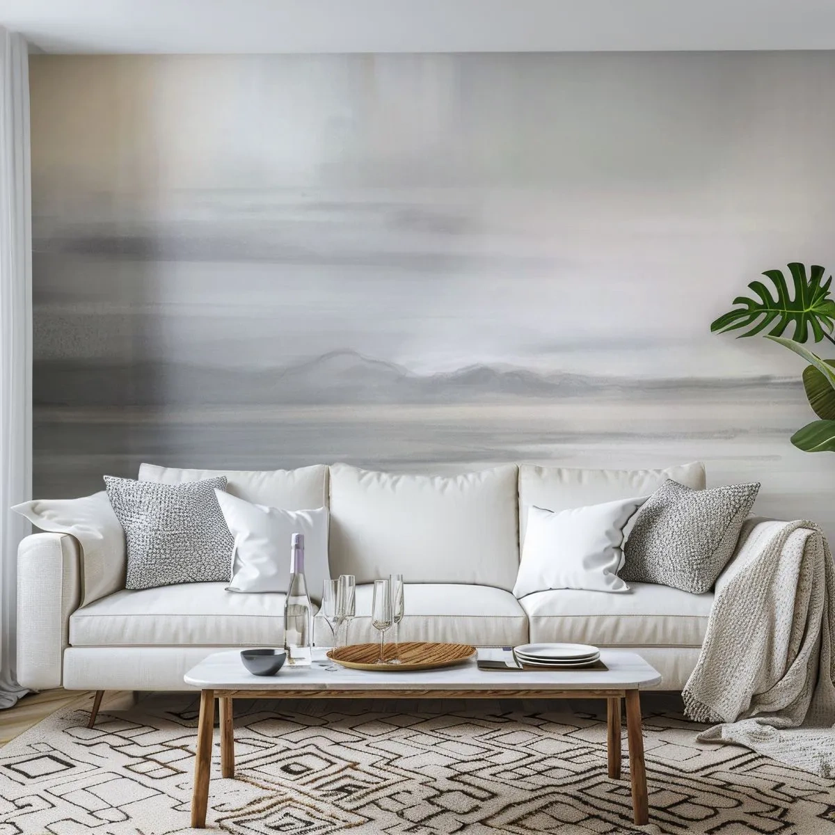 Tapet Premium Sand - Gândul îndepărtat - Luminos, Bucată, Abstracția - 100x70 cm