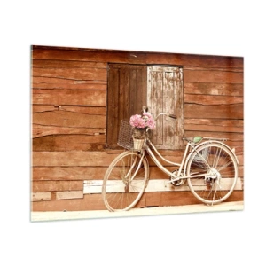 Tablou pe sticlă - Mă întorc imediat - 100x70 cm