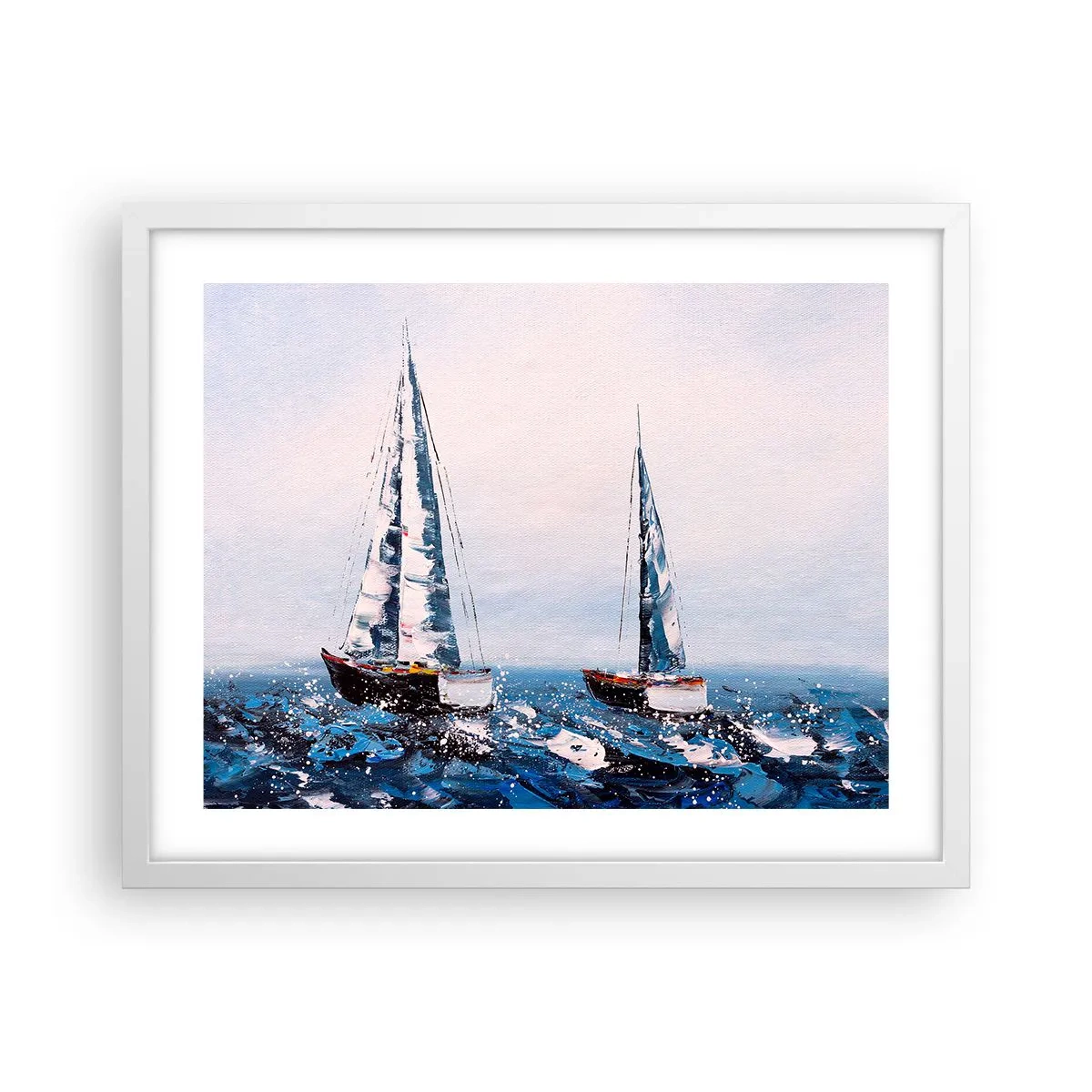 Poster în ramă albă - Frăția vântului - 50x40 cm