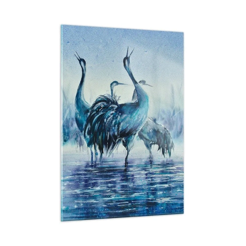 Tablou pe sticlă - Întâlnirea de dimineață - 50x70 cm