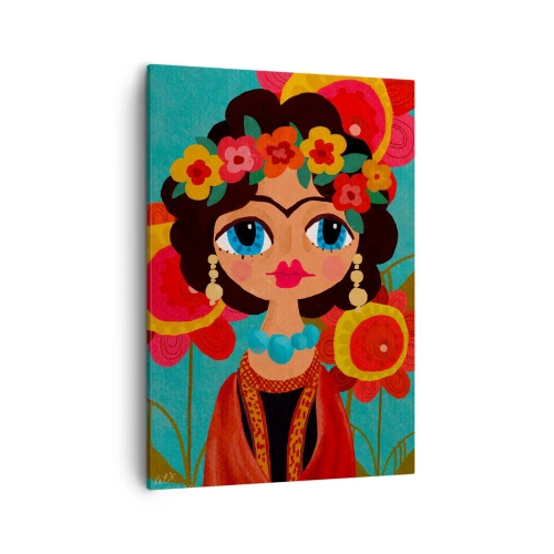 Tablou pe pânză - Fecioara macilor - 50x70 cm