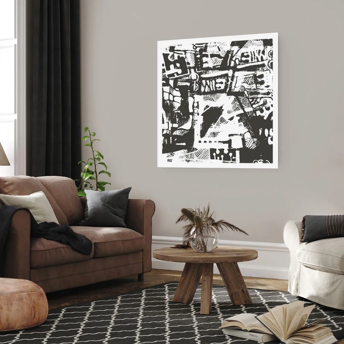 Poster - Ordine sau haos? - 50x50 cm