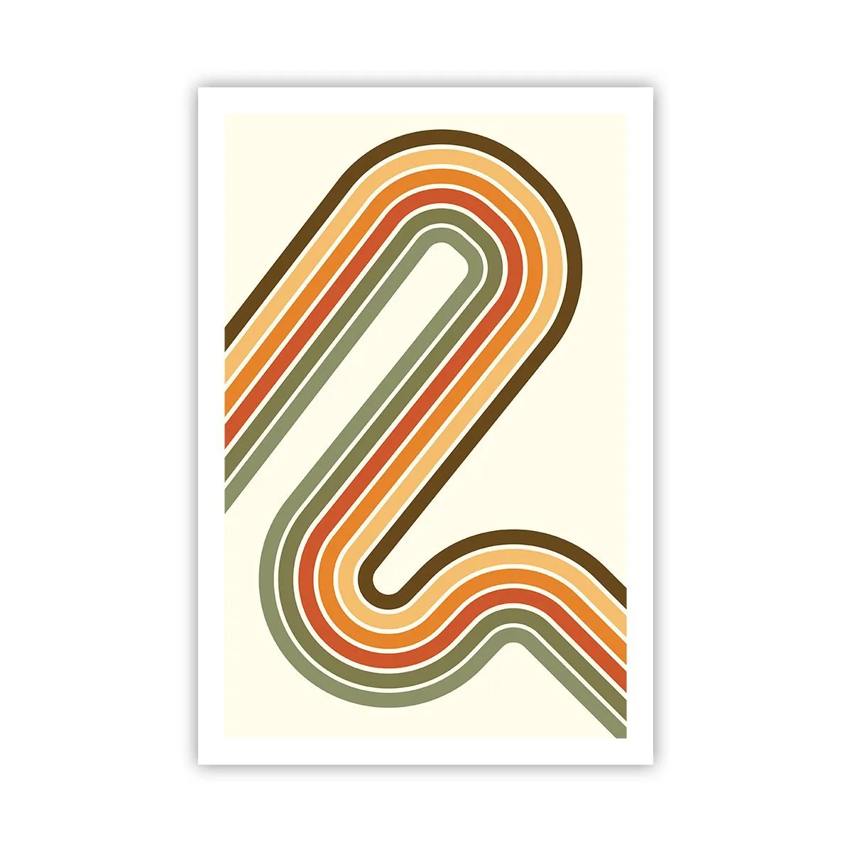 Poster - Cu zigzag până la destinație - 61x91 cm