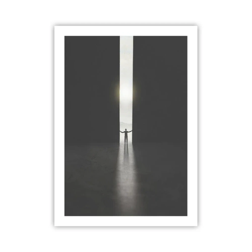 Poster - Un pas spre un viitor luminos - 50x70 cm