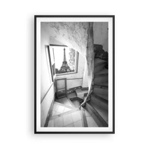 Poster în ramă neagră - Ce priveliște! - 61x91 cm