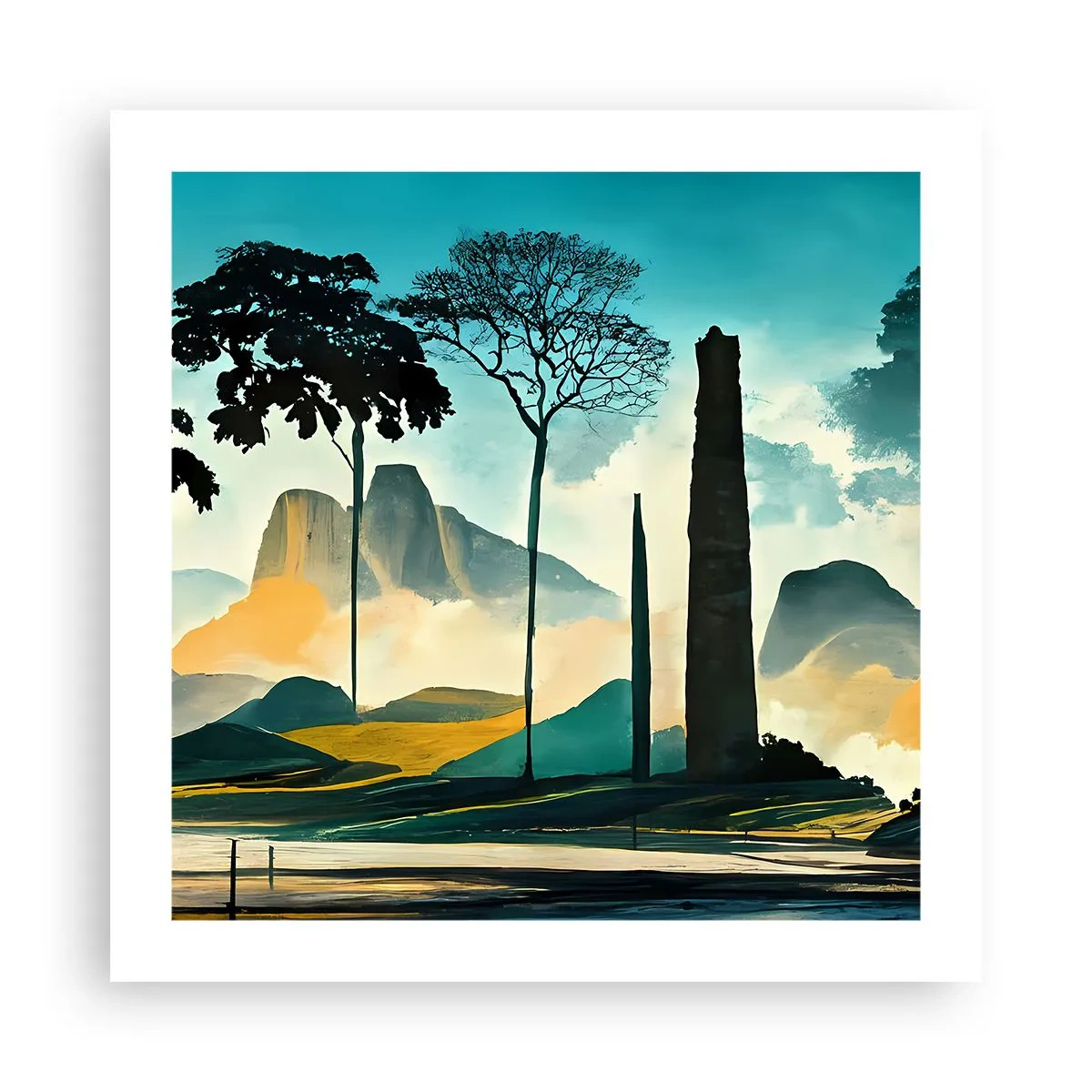 Poster - Din ce în ce mai sus - 50x50 cm