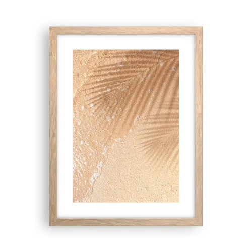 Poster în ramă de stejar deschis - Umbra unei veri fierbinți - 30x40 cm