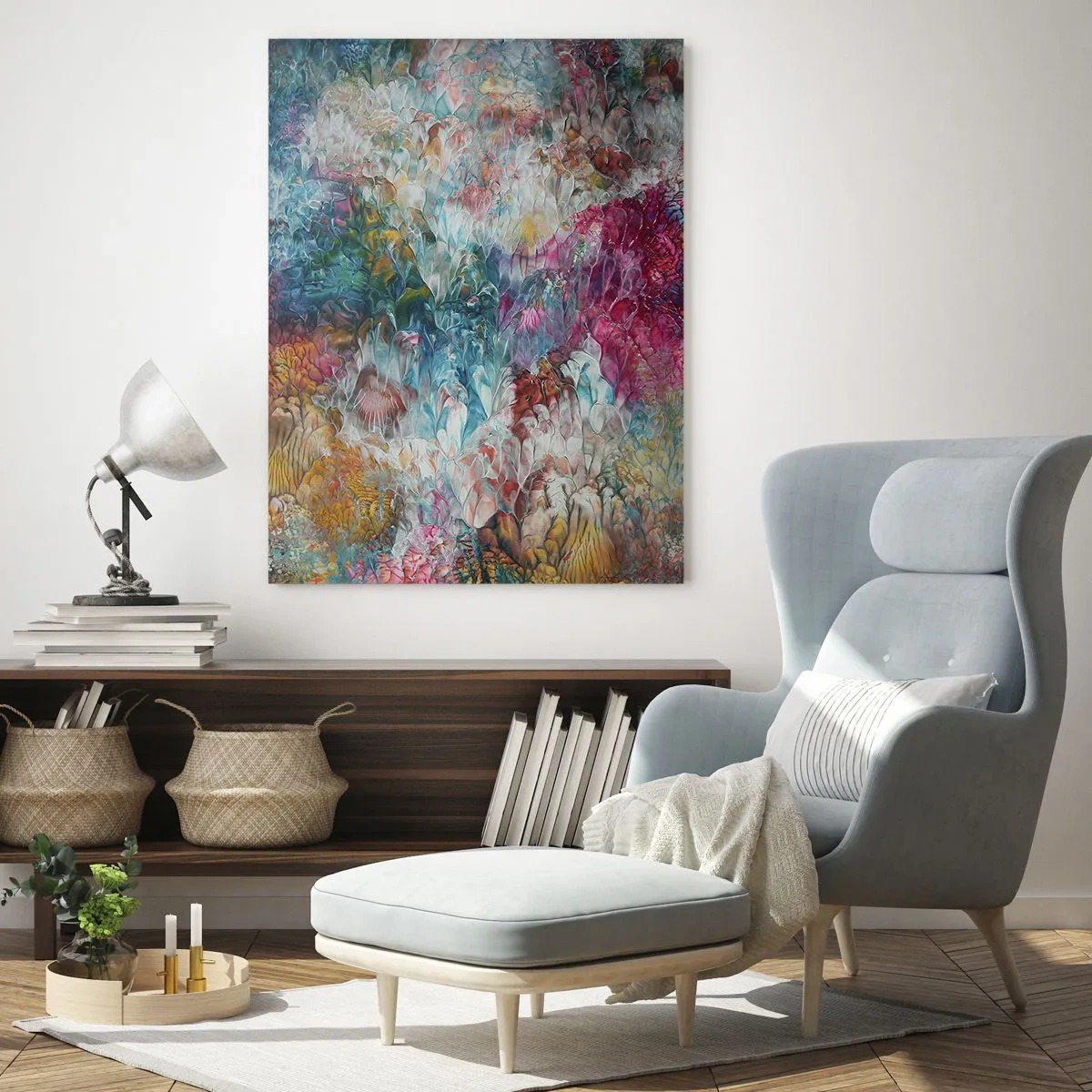 Tablou pe sticlă - În plină înflorire - 50x70 cm