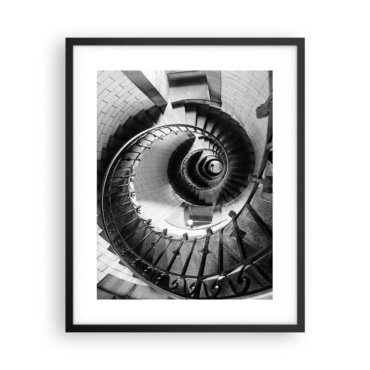 Poster în ramă neagră - Din ce în ce mai sus - 40x50 cm