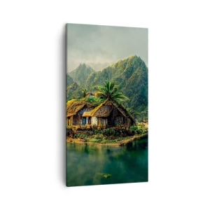 Tablou pe pânză - Paradisul tropical - 45x80 cm