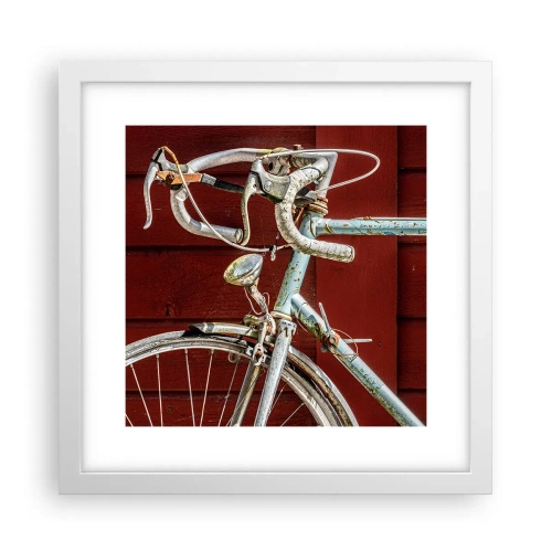 Poster în ramă albă - Creat pentru victorie - 30x30 cm