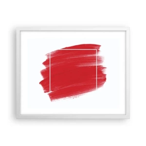 Poster în ramă albă - În afara cadrului - 50x40 cm