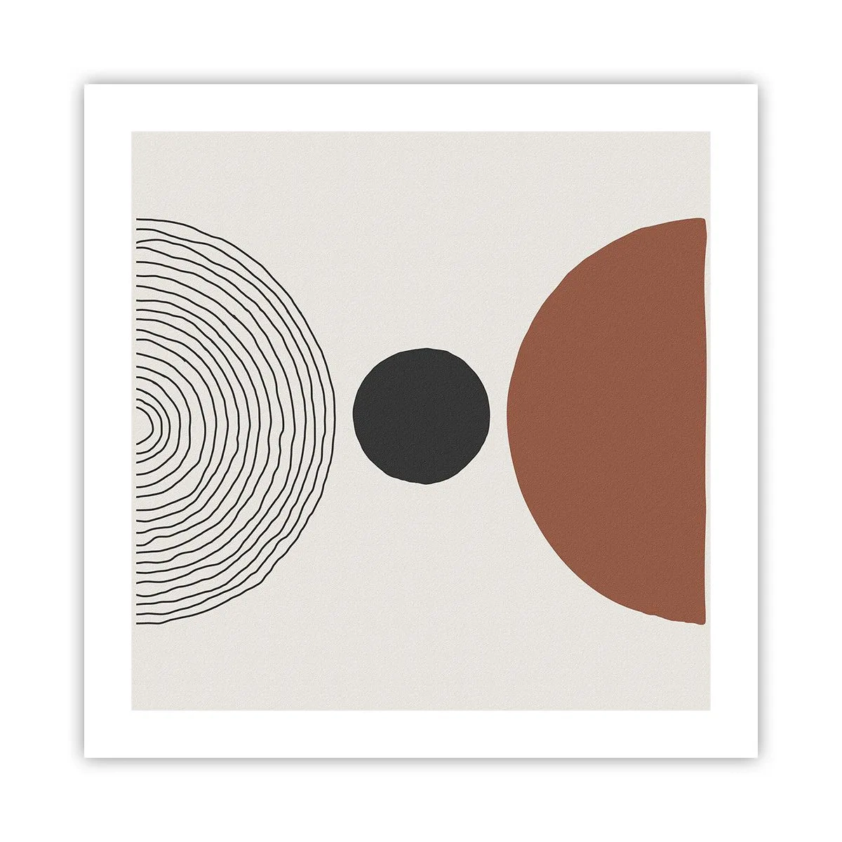 Poster - În centrul atenției - 50x50 cm