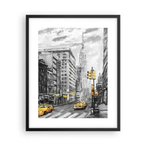 Poster în ramă neagră - O poveste din New York - 40x50 cm
