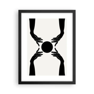 Poster în ramă neagră - Semnul secret - 30x40 cm