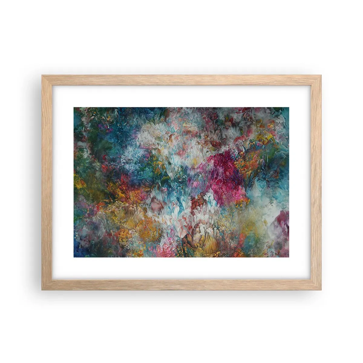 Poster în ramă de stejar deschis - În plină înflorire - 40x30 cm