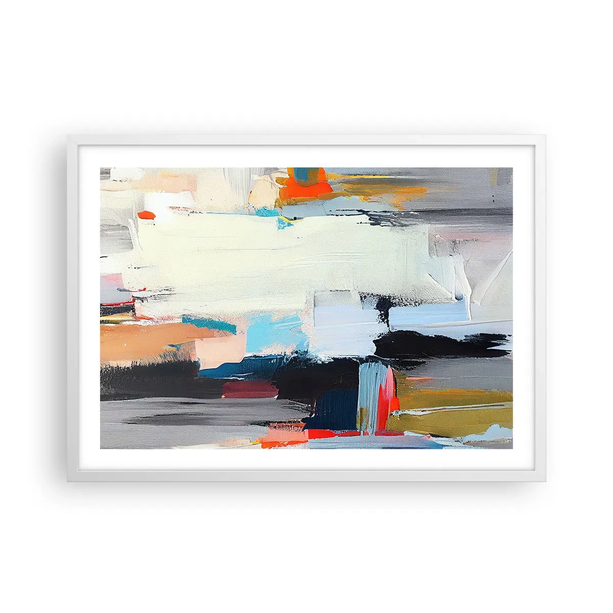 Poster în ramă albă - Există o metodă? - 70x50 cm