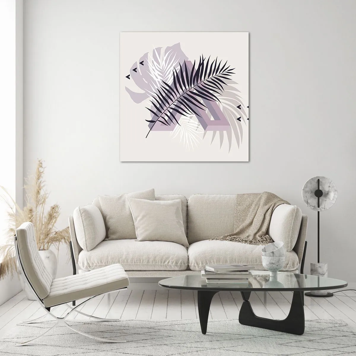 Tablou pe sticlă - Umbra unei umbre - 60x60 cm