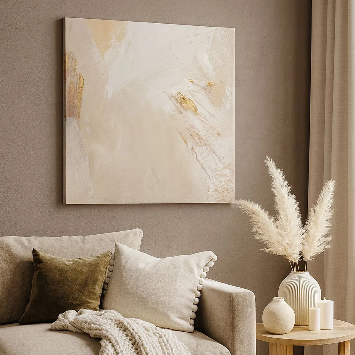 Tablou pe pânză - Compoziție pastel - 30x30 cm