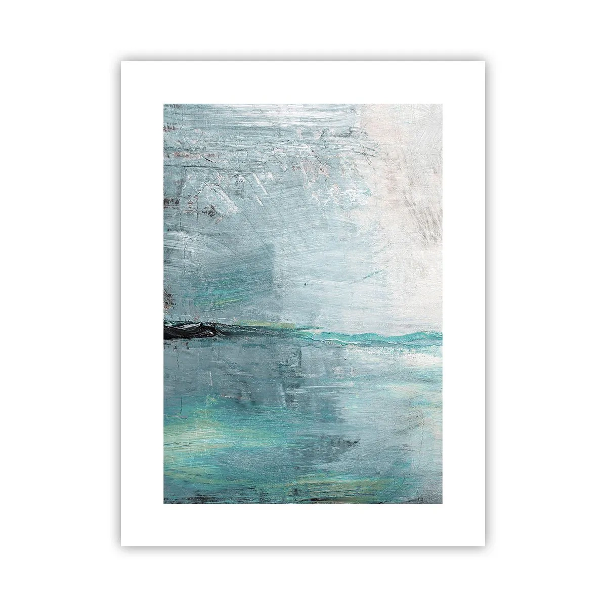 Poster - Orizontal în albastru - 30x40 cm