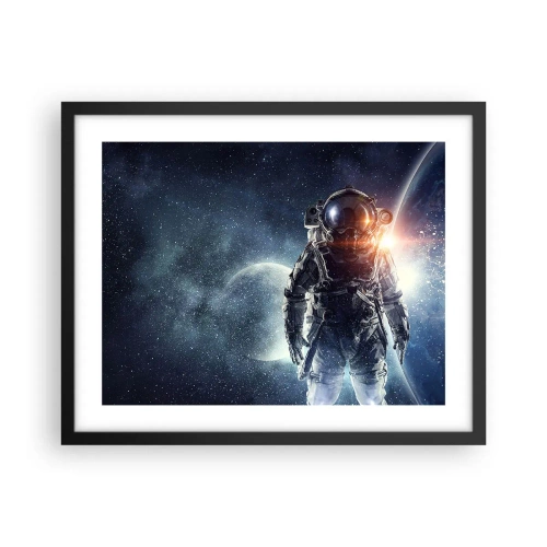 Poster în ramă neagră - Aventură spațială - 50x40 cm