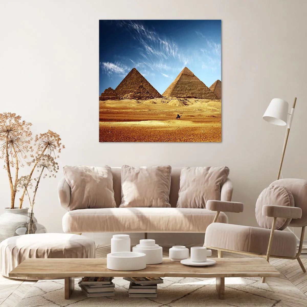 Tablou pe pânză - 40 de secole vă privesc - 60x60 cm
