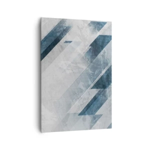 Tablou pe pânză - Compoziția spațială - mișcarea griului - 70x100 cm