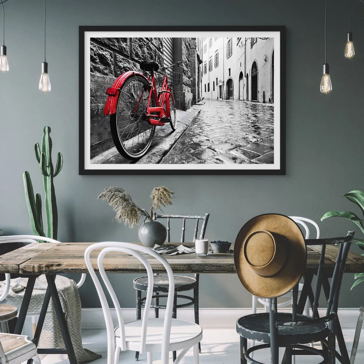 Poster în ramă neagră - Adevărata frumusețe nu îmbătrânește - 70x50 cm