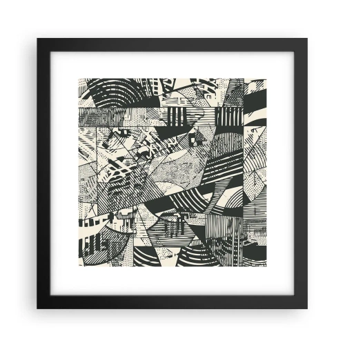 Poster în ramă neagră - Dinamica de astăzi - 30x30 cm