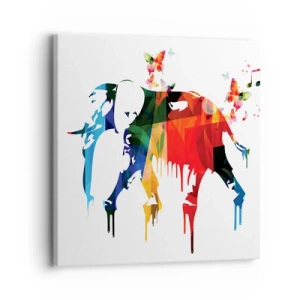 Tablou pe pânză - Toată lumea poate dansa - 30x30 cm