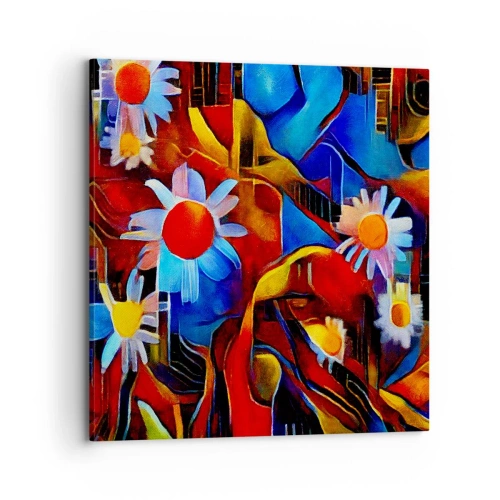 Tablou pe pânză - Culorile vieții - 70x70 cm